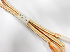 未使用品　正絹　手組帯締め